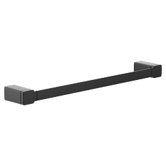 MOEN YB8818BL 90 Degree  18" Towel Bar In Matte Black