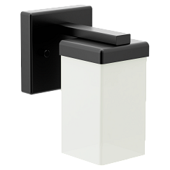 MOEN YB8861BL 90 Degree  One Globe Bath Light In Matte Black