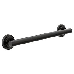 MOEN YG0718BL Iso  18" Designer Grab Bar In Matte Black