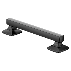MOEN YG5112BL Voss  12" Designer Grab Bar In Matte Black