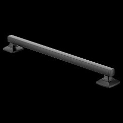 MOEN YG5124BL Voss  24" Designer Grab Bar In Matte Black