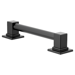 MOEN YG8812BL 90 Degree  12" Designer Grab Bar In Matte Black