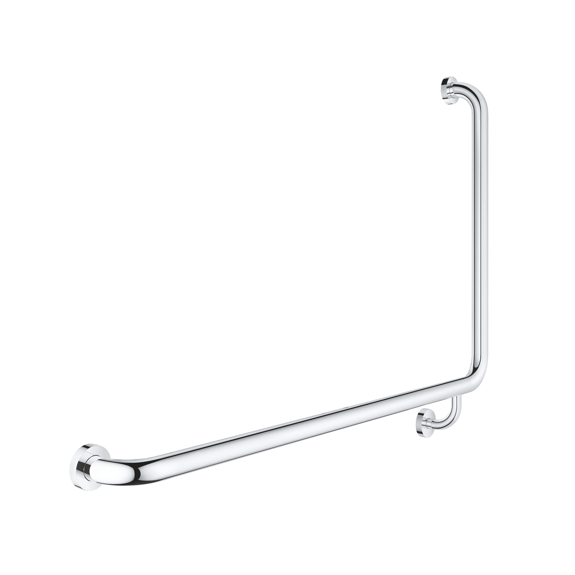 GROHE 40797001 Essentials Chrome 38" x 24" L Shaped Grab Bar