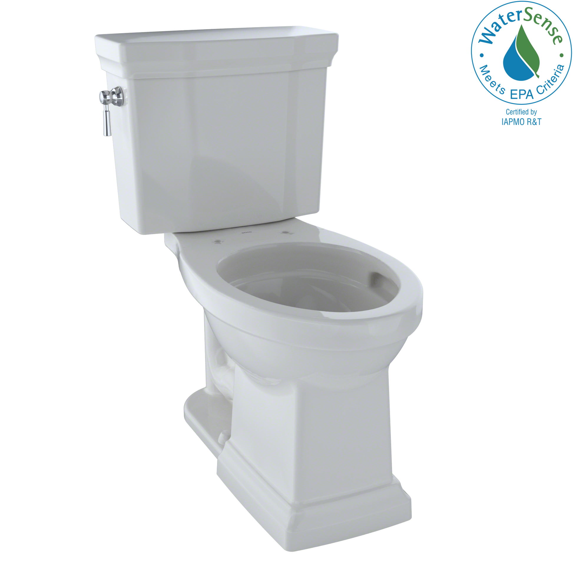 TOTO CST404CUFG#11 Promenade II 1G Two-Piece Elongated 1.0 GPF Universal Height Toilet with CEFIONTECT , Colonial White