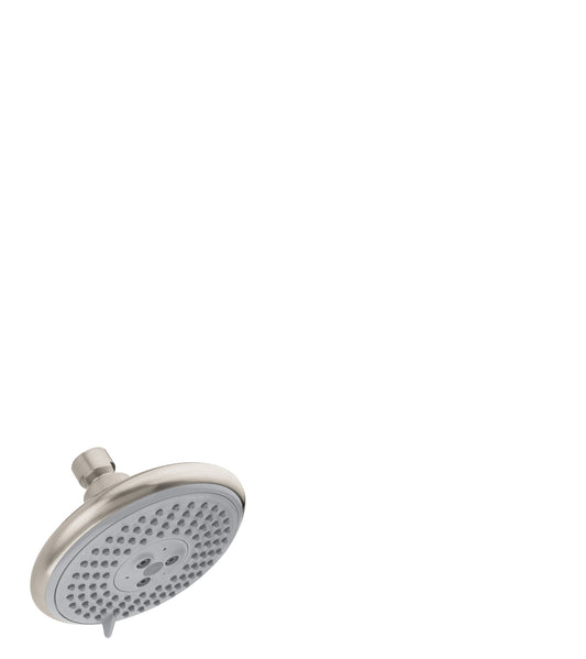 HANSGROHE 04729820 Raindance E Showerhead 120 3-Jet, 2.0 GPM in Brushed Nickel