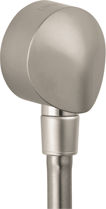 HANSGROHE 27458823 Brushed Nickel FixFit Modern Wall Outlet