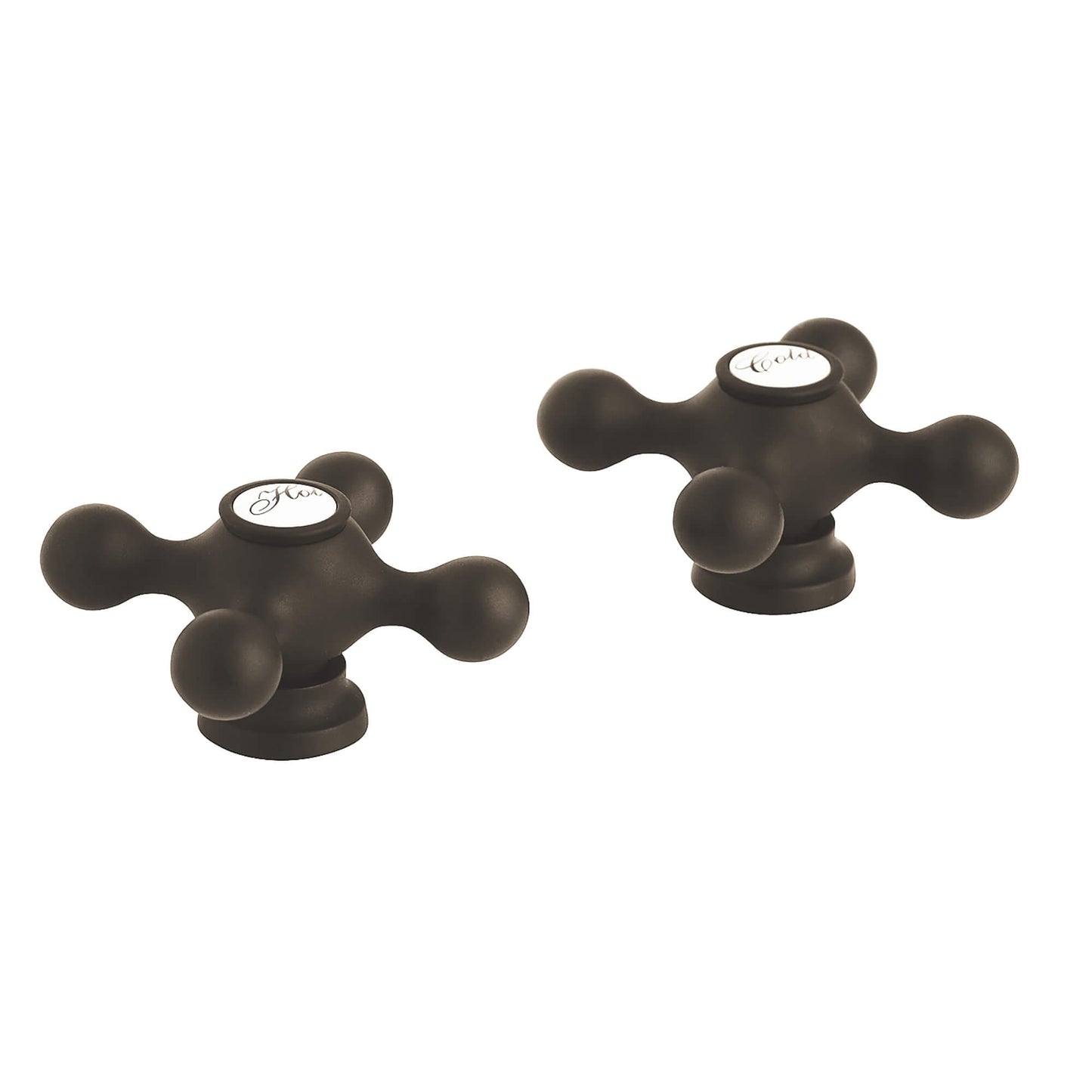 GROHE 18731ZB0 Seabury Oil Rubbed Bronze Cross Handles (Pair)