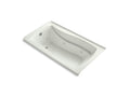 KOHLER K-1224-LH-NY Mariposa 66" X 36" Alcove Heated Whirlpool, Left Drain In Dune