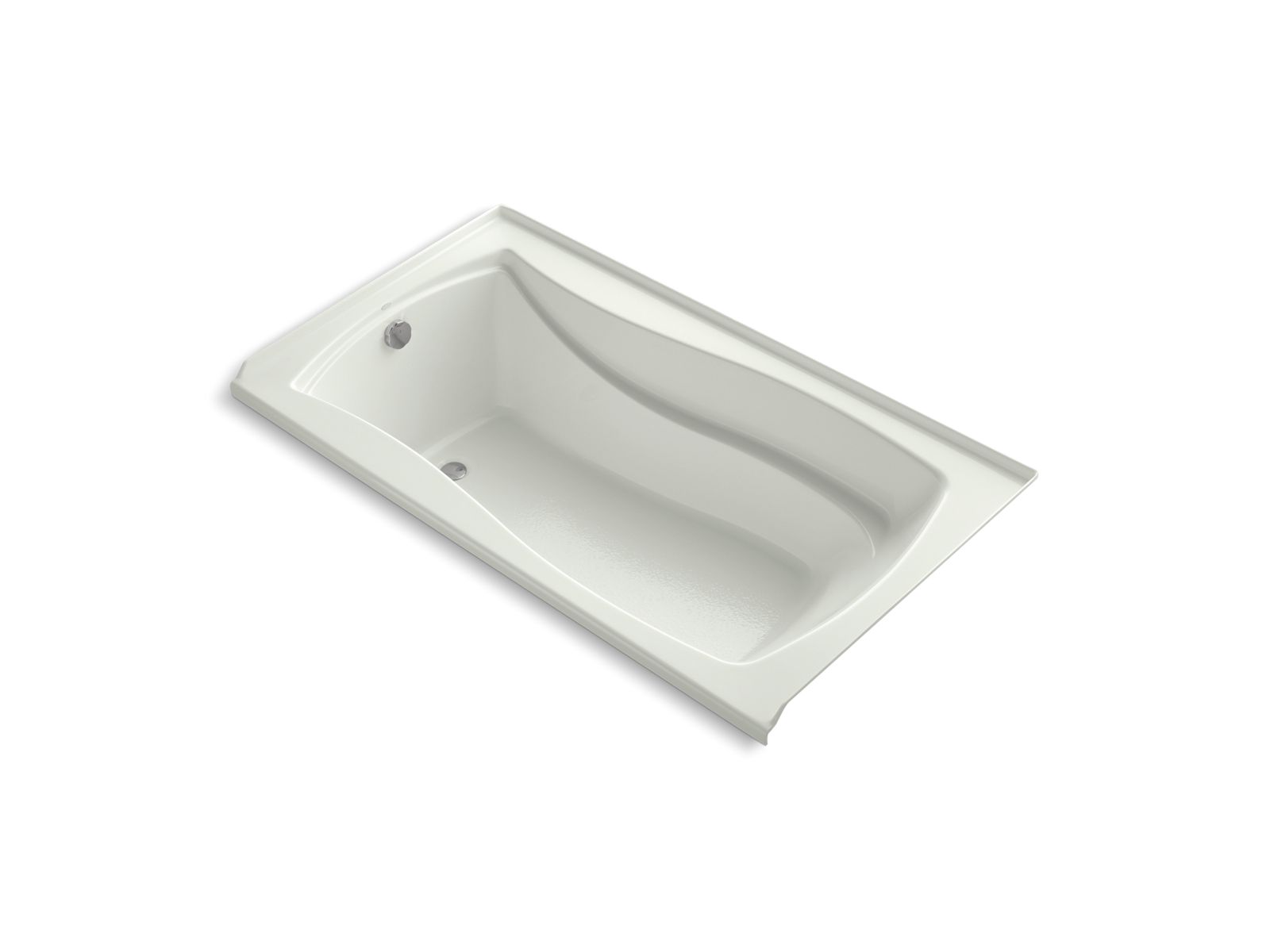 KOHLER K-1229-L-NY Mariposa 66" X 36" Alcove Bath, Left Drain In Dune