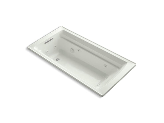 KOHLER K-1124-NY Archer 72" X 36" Drop-In Whirlpool Bath In Dune