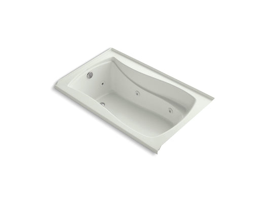 KOHLER K-1239-LW-NY Mariposa 60" X 36" Alcove Whirlpool Bath With Bask Heated Surface, Left Drain In Dune
