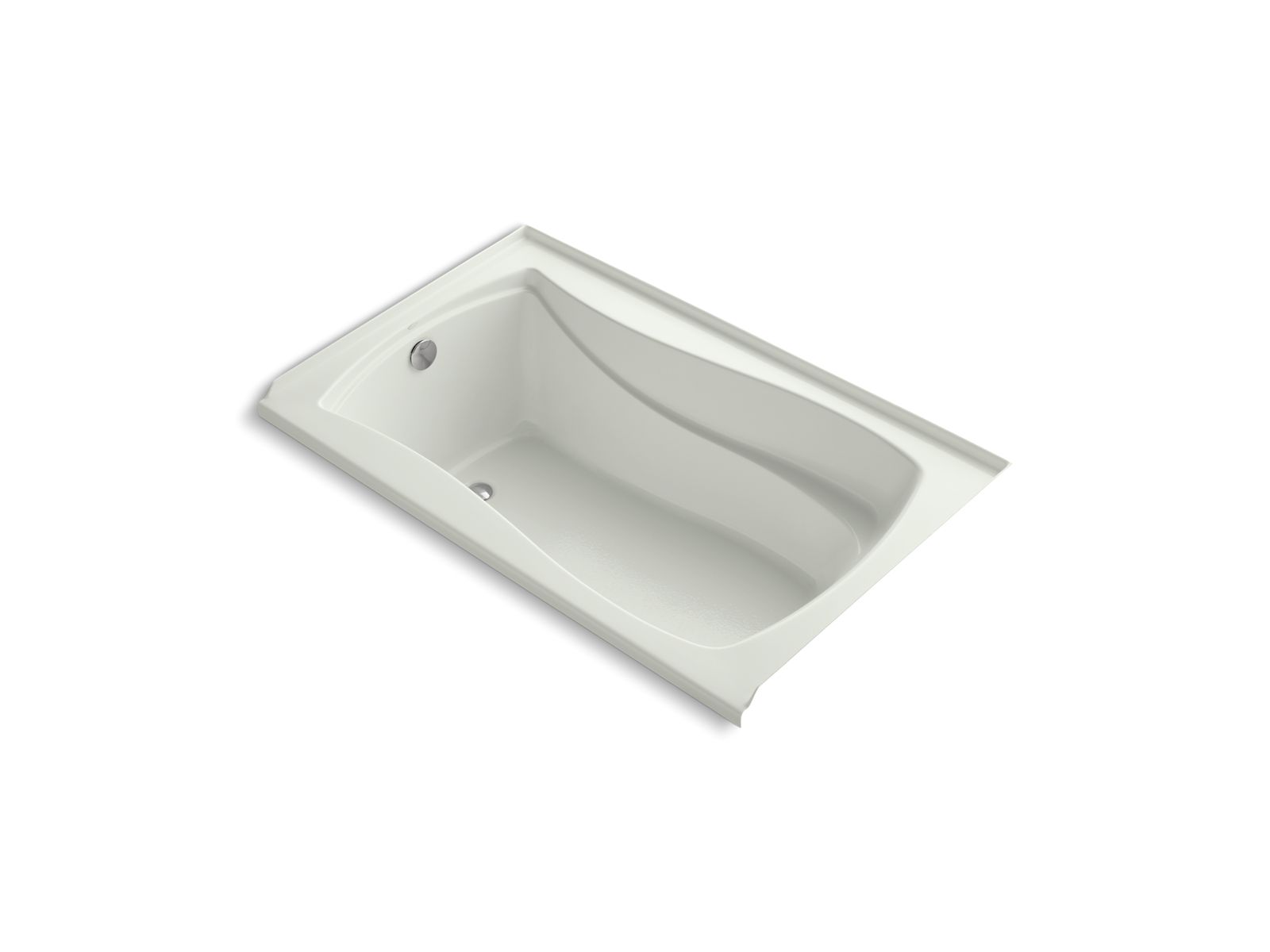 KOHLER K-1242-L-NY Mariposa 60" X 36" Alcove Bath, Left Drain In Dune