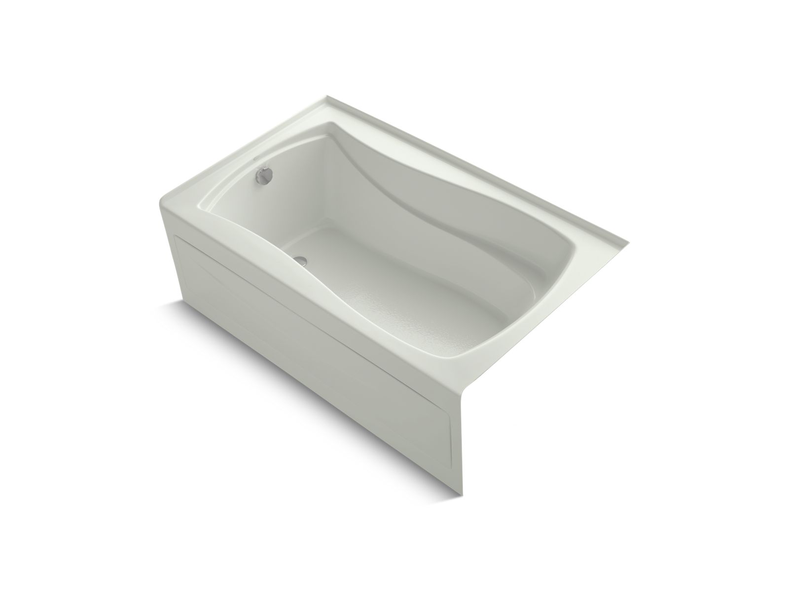 KOHLER K-1242-LA-NY Mariposa 60" X 36" Alcove Bath, Left Drain In Dune