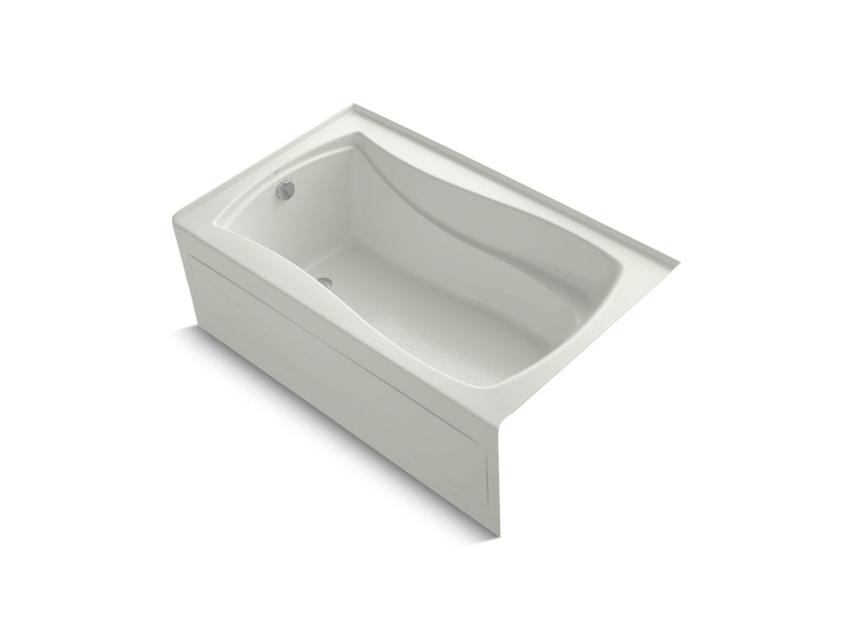 KOHLER K-1242-LAW-NY Mariposa 60" X 36" Alcove Bath With Bask Heated Surface, Left Drain In Dune