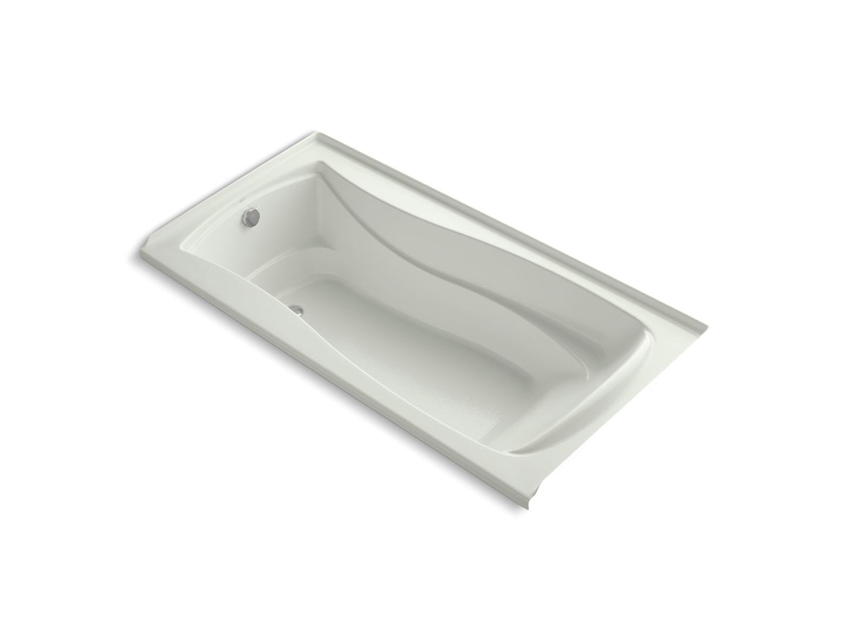 KOHLER K-1257-GHLW-NY Mariposa 72" X 36" Alcove Heated Bubblemassage Air Bath With Bask Heated Surface, Left Drain In Dune