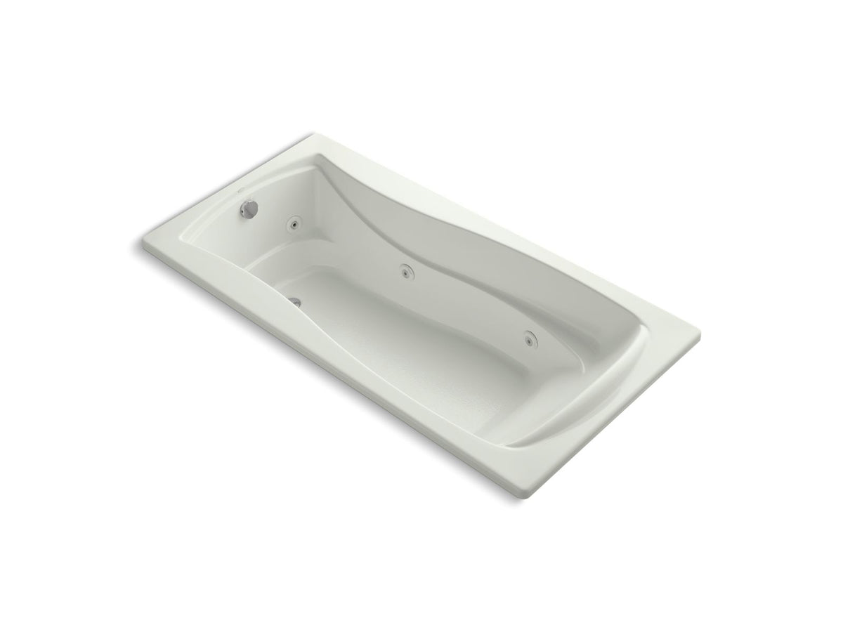 KOHLER K-1257-HB-NY Mariposa 72" X 36" Drop-In Whirlpool Bath With End Drain, Custom Pump Location And Heater In Dune