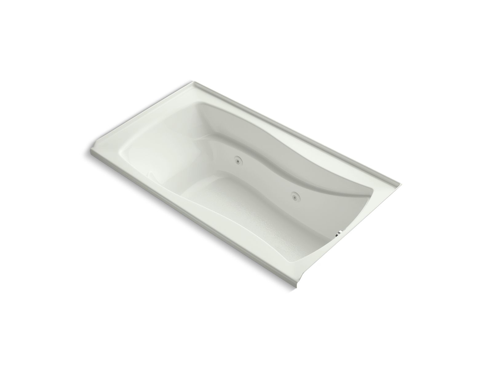 KOHLER K-1224-R-NY Mariposa 66" X 36" Alcove Whirlpool, Right Drain In Dune