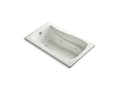 KOHLER K-1239-HB-NY Mariposa 60" X 36" Drop-In Heated Whirlpool Bath In Dune