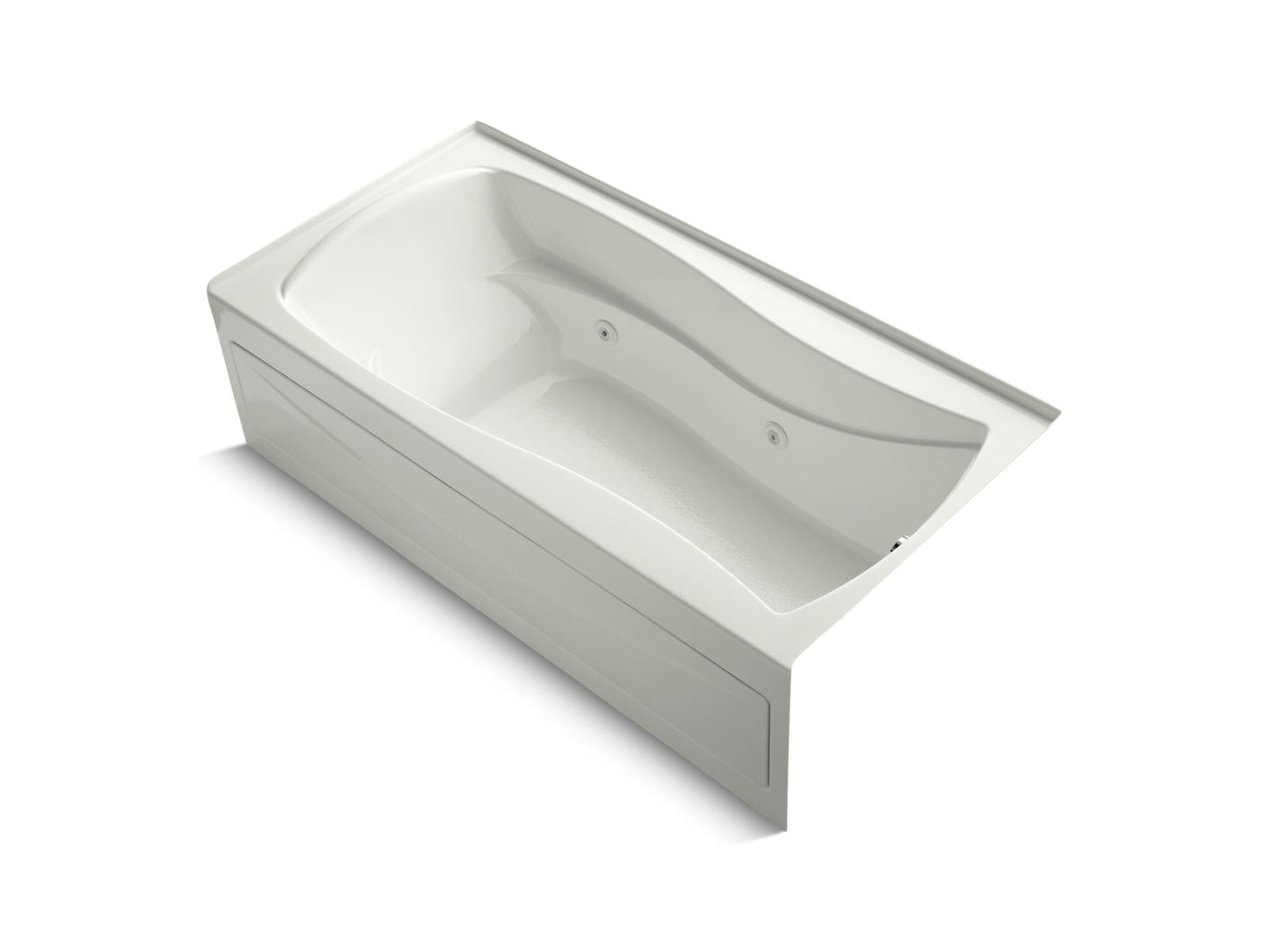 KOHLER K-1257-RAW-NY Mariposa 72" X 36" Alcove Whirlpool Bath With Bask Heated Surface, Right Drain In Dune