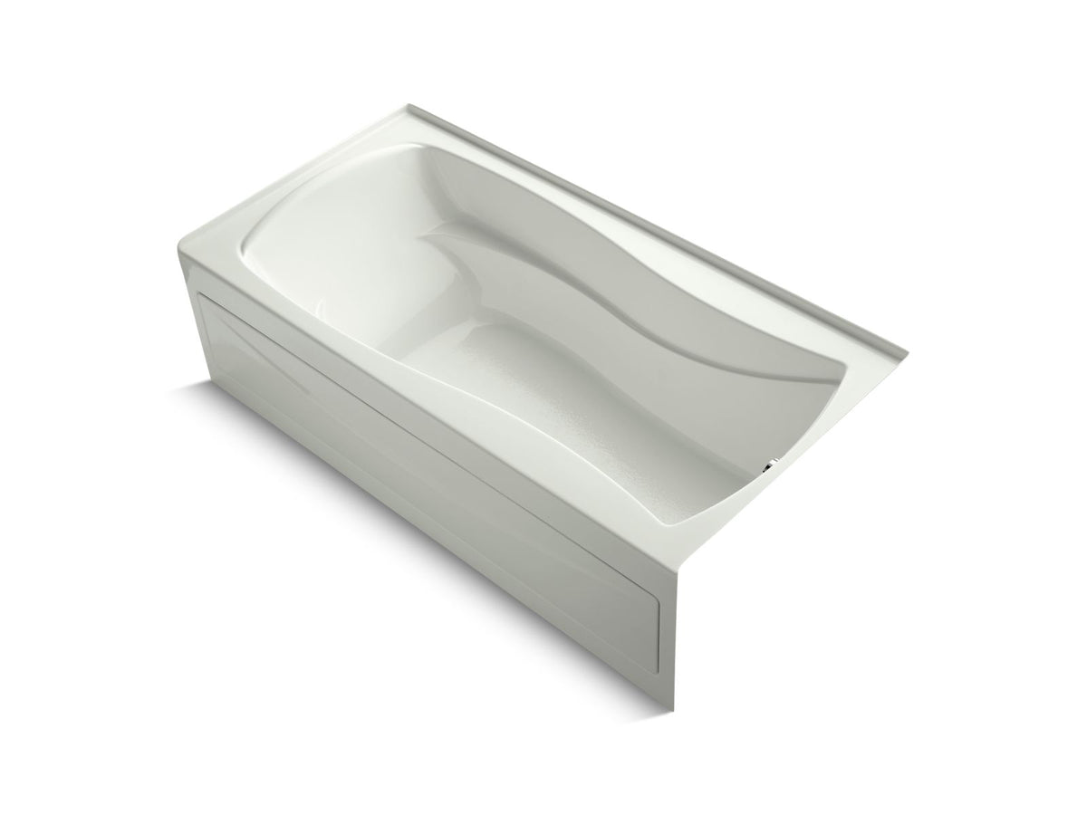 KOHLER K-1259-RAW-NY Mariposa 72" X 36" Alcove Bath With Bask Heated Surface, Right Drain In Dune