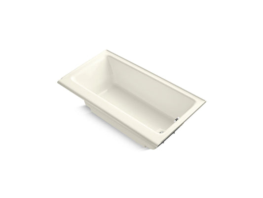 KOHLER K-878-S-96 Highbridge 60" X 32" Alcove Bath, Right Drain In Biscuit