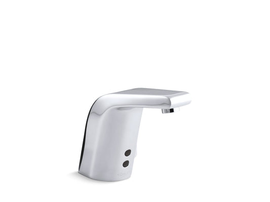 KOHLER K-7515-SATA-CP Sculpted Sculpted Touchless single-hole lavatory sink faucet with Insight sensor technology and temperature mixer, HES-powered, less drain, 0.35 gpm - Polished Chrome