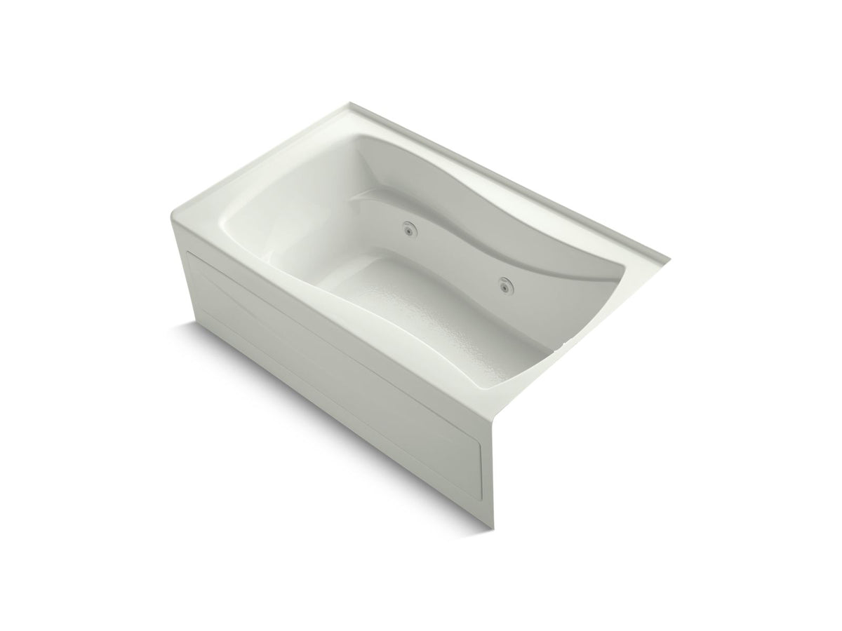 KOHLER K-1239-RA-NY Mariposa 60" X 36" Alcove Whirlpool, Right Drain And Adjustable Jets In Dune