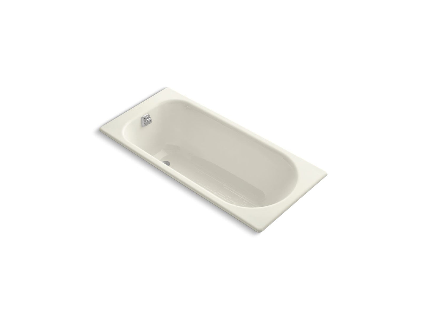 KOHLER K-941-96 Soissons 59" X 27-1/2" Drop-In Bath In Biscuit