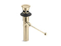 KOHLER K-7114-A-AF Premier Pop-Up Drain, Exposed, With Overflow In Vibrant French Gold
