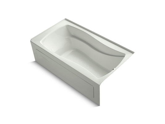 KOHLER K-1229-RAW-NY Mariposa 66" X 36" Alcove Bath With Bask Heated Surface, Right Drain In Dune