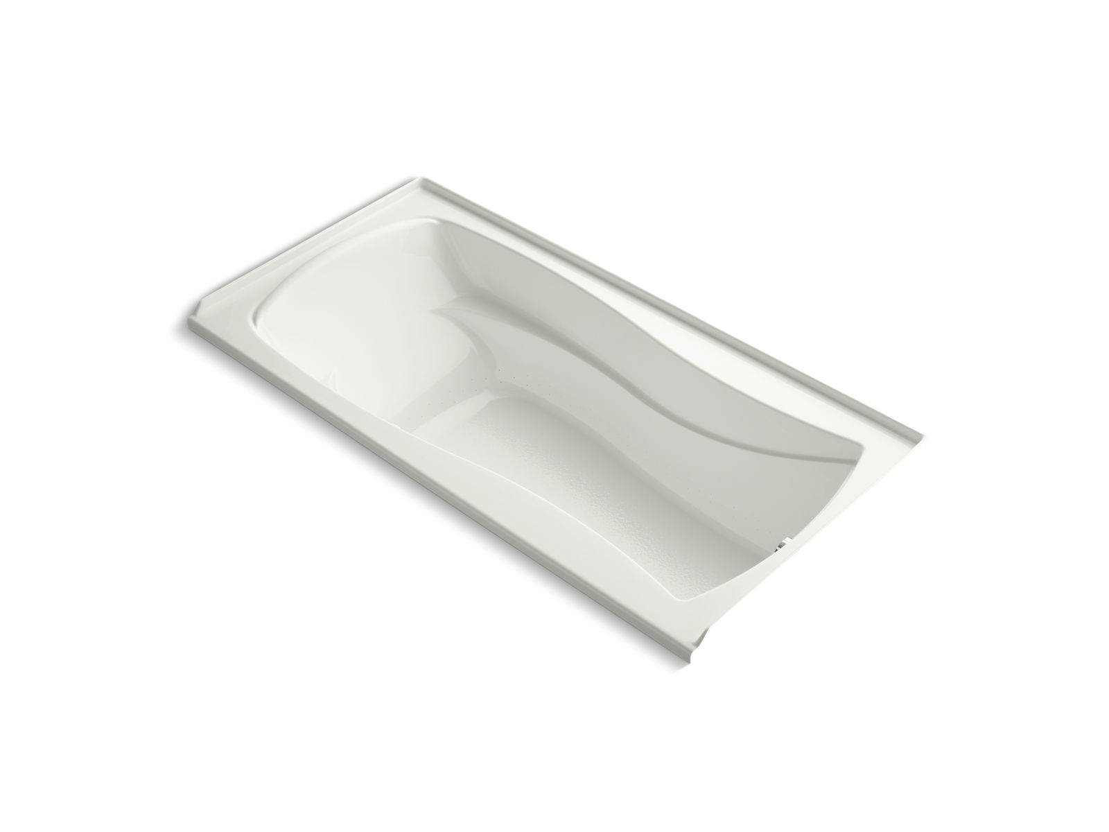 KOHLER K-1257-GHRF-NY Mariposa 72" X 36" Alcove Heated Bubblemassage Air Bath, Right Drain In Dune