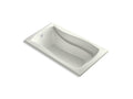 KOHLER K-1224-GHW-NY Mariposa 66" X 36" Drop-In Heated Bubblemassage Air Bath With Bask Heated Surface In Dune