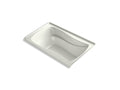 KOHLER K-1242-RW-NY Mariposa 60" X 36" Alcove Bath With Bask Heated Surface, Right Drain In Dune