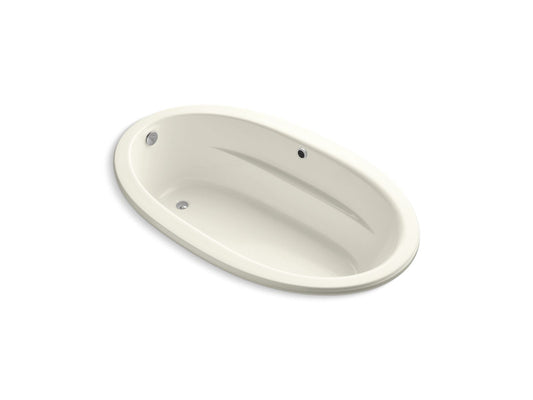 KOHLER K-1165-W1-96 Sunward 72" X 42" Drop-In Bath With Bask Heated Surface In Biscuit