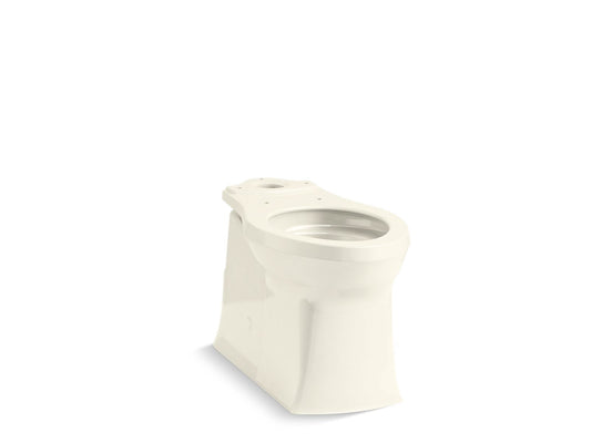 KOHLER K-33812-96 Corbelle Tall Elongated Toilet Bowl With Skirted Trapway In Biscuit