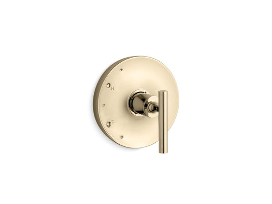 KOHLER K-TS14423-4-AF Purist Rite-Temp Valve Trim With Lever Handle In Vibrant French Gold