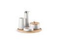 KOHLER K-29590-HD1-0 Bente Five-Piece Countertop Accessory Set, Herringbone In White