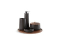 KOHLER K-29590-TB2-HB1 Bente Five-Piece Countertop Accessory Set, Ebony Pearl In Shagreen Ebony Pearl