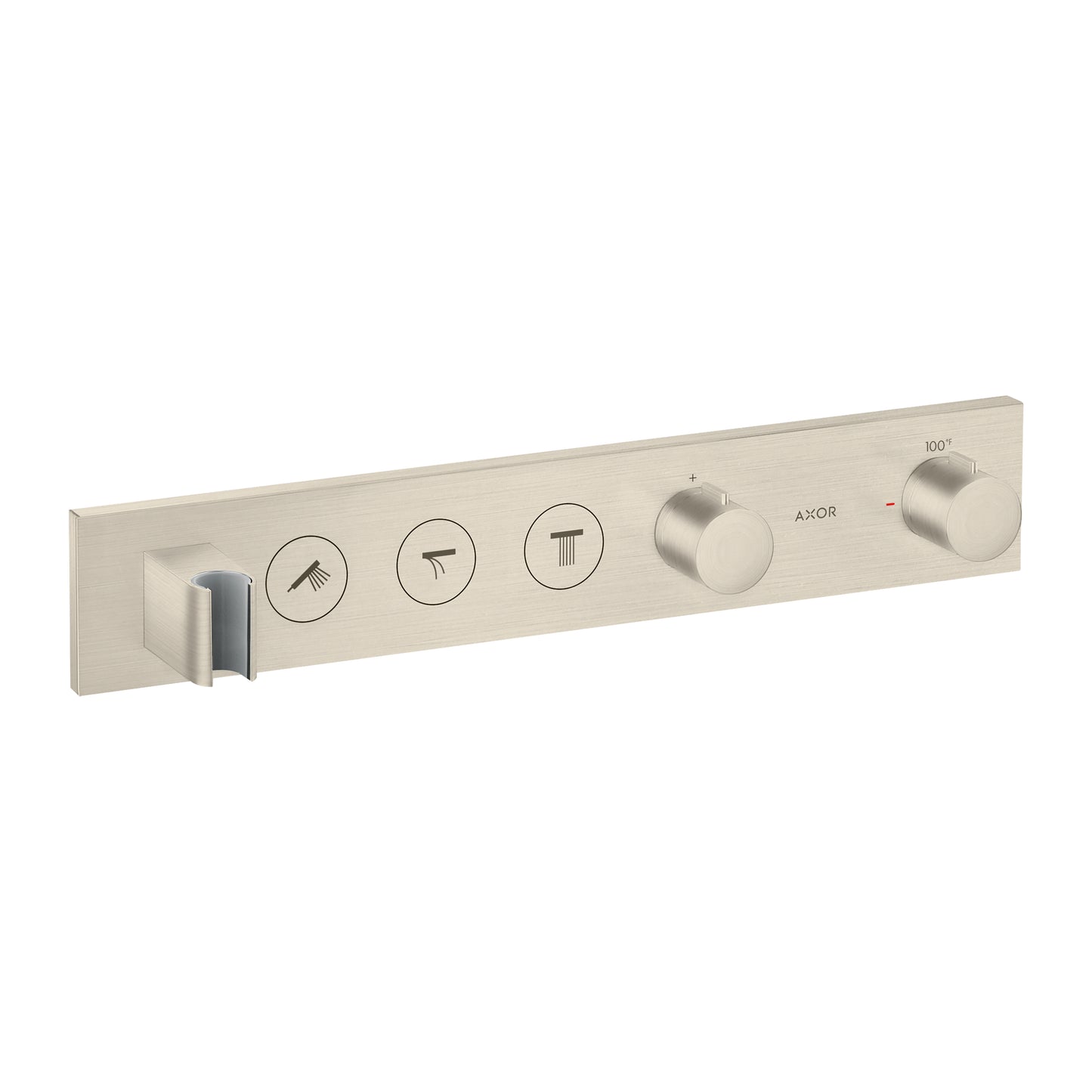 AXOR 18356821 Brushed Nickel ShowerSolutions Modern Thermostatic Trim