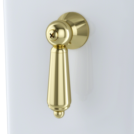 TOTO THU141#PB TRIP LEVER (SIDE MOUNT) - POLISHED BRASS For CARROLLTON , Polished Brass