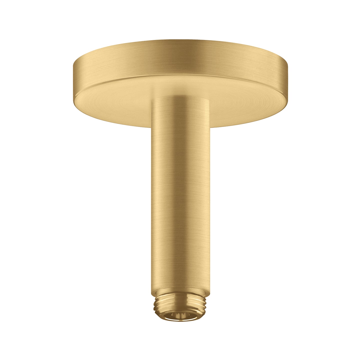 AXOR 26432251 ShowerSolutions Brushed Gold Optic Extension Pipe for Ceiling Mount, 4"