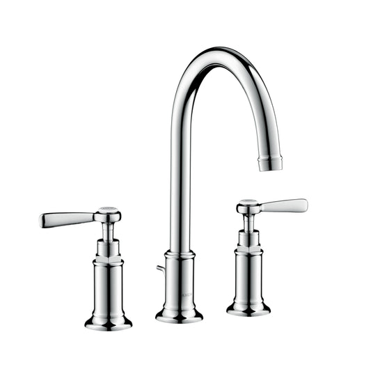 AXOR 16514001 Chrome Montreux Classic Widespread Bathroom Faucet 1.2 GPM