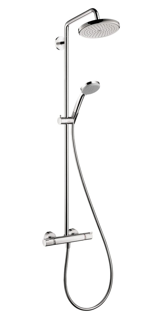 HANSGROHE 27185001 Chrome Croma Modern Showerpipe 2.5 GPM