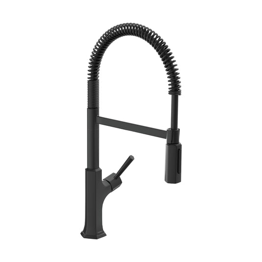 HANSGROHE 04851670 Matte Black Locarno Transitional Kitchen Faucet 1.75 GPM