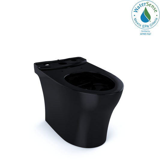 TOTO CT446CEFNT40#51 Aquia IV Elongated Universal Height Skirted Toilet Bowl , Ebony